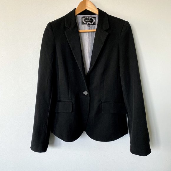 Classic Size Small Black Blazer/Suit Jacket by Ambiance - Picture 8 of 8